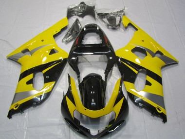 2001-2003 Yellow OEM Style GSXR 600-750 Motorcycle Fairings