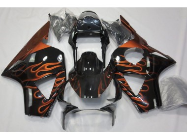 2002-2003 Orange Flame CBR954RR Motorcycle Fairings