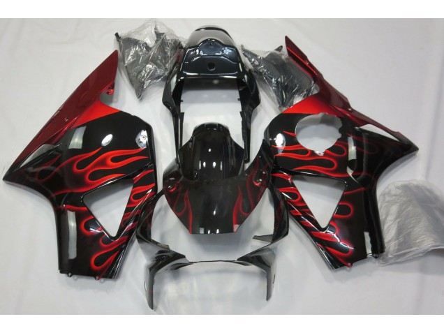 2002-2003 Red Flame CBR954RR Motorcycle Fairings