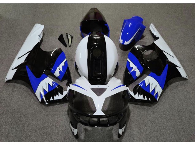 2002-2005 Blue Shark ZX12R Motorcycle Fairings