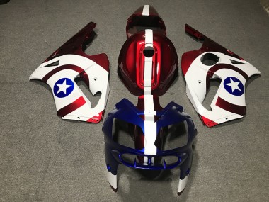 2002-2005 Captain America ZX12R Motorcycle Fairings