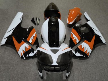 2002-2005 Orange Shark ZX12R Motorcycle Fairings