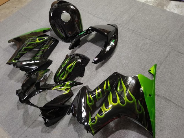 2002-2012 Green Flame VFR800 Motorcycle Fairings