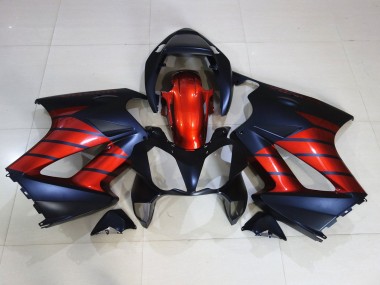 2002-2012 Red and Black VFR800 Motorcycle Fairings