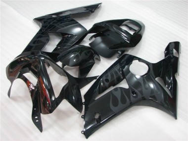 2003-2004 Black Flame ZX6R Motorcycle Fairings