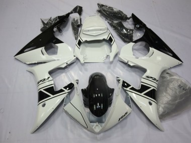2003-2004 Black and White R6 Motorcycle Fairings