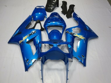 2003-2004 Blue Ninja ZX6R Motorcycle Fairings
