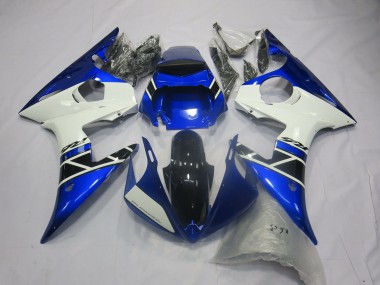 2003-2004 Blue White OEM Style R6 Motorcycle Fairings