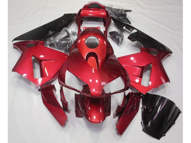 2003-2004 Candy Red Plain CBR600RR Motorcycle Fairings
