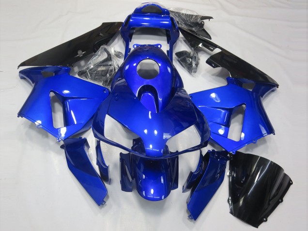 2003-2004 Gloss Blue and Black CBR600RR Motorcycle Fairings