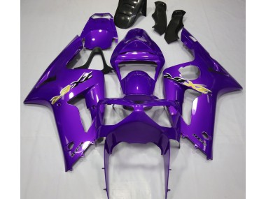2003-2004 Gloss Purple ZX6R Motorcycle Fairings