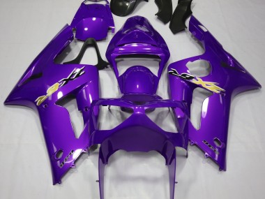 2003-2004 Gloss Purple ZX6R Motorcycle Fairings
