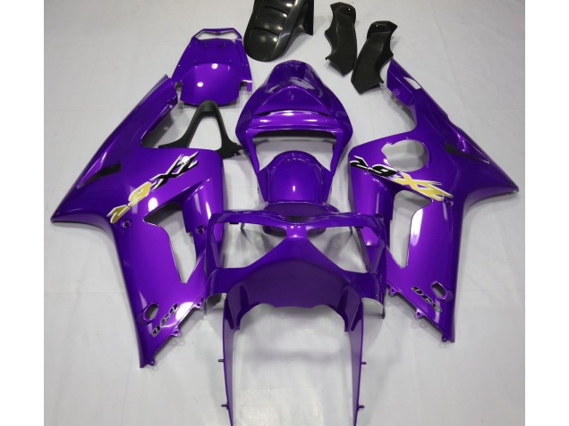 2003-2004 Gloss Purple ZX6R Motorcycle Fairings