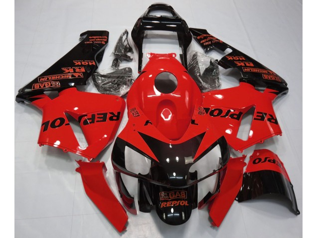 2003-2004 Gloss Red Repsol CBR600RR Motorcycle Fairings