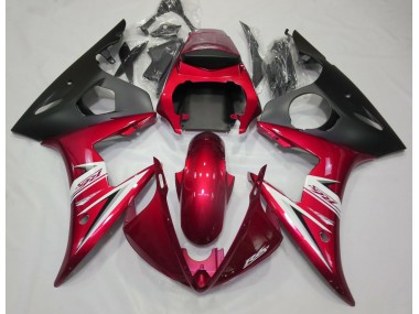 2003-2004 Gloss Red & White R6 Motorcycle Fairings