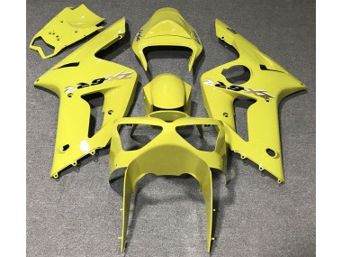 2003-2004 Gloss Yellow ZX6R Motorcycle Fairings