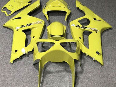 2003-2004 Gloss Yellow ZX6R Motorcycle Fairings