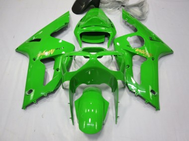 2003-2004 Green Ninja ZX6R Motorcycle Fairings