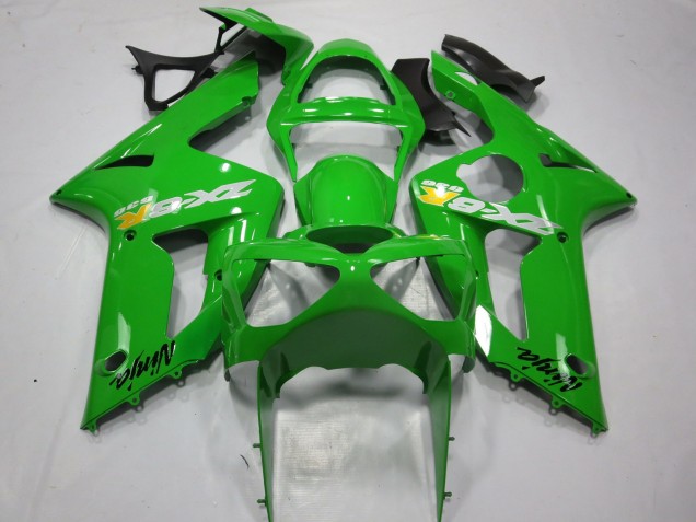 2003-2004 Green OEM Style ZX6R Motorcycle Fairings