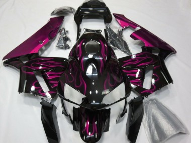 2003-2004 Hot Pink Flames CBR600RR Motorcycle Fairings