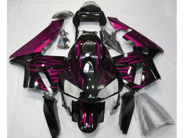 2003-2004 Hot Pink Flames CBR600RR Motorcycle Fairings
