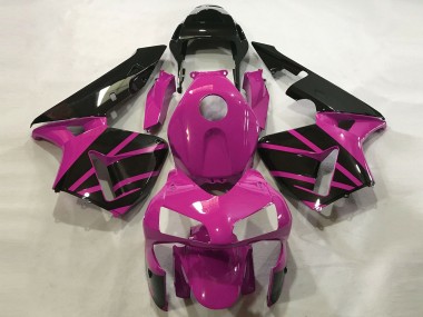 2003-2004 Hot Pink & Gloss Black CBR600RR Motorcycle Fairings