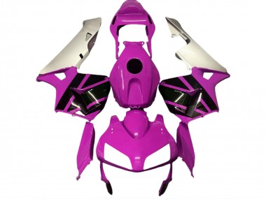 2003-2004 Hot Pink & Matte Silver CBR600RR Motorcycle Fairings