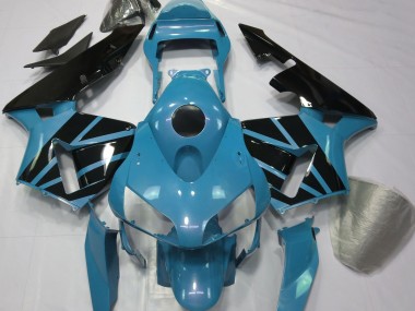 2003-2004 Light Blue & Gloss Black CBR600RR Motorcycle Fairings