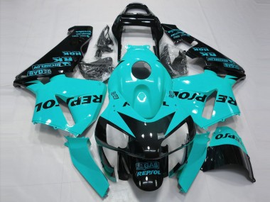 2003-2004 Light Blue Repsol CBR600RR Motorcycle Fairings