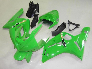 2003-2004 Oem Style Green ZX6R Motorcycle Fairings