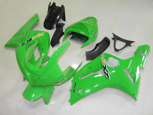 2003-2004 Oem Style Green ZX6R Motorcycle Fairings