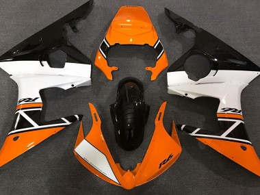 2003-2004 Orange White and Black R6 Motorcycle Fairings