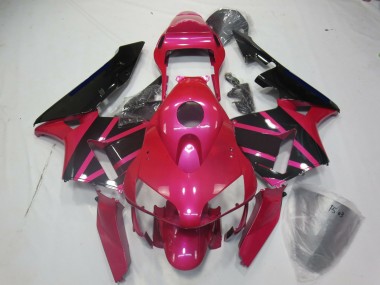 2003-2004 Pink and Black CBR600RR Motorcycle Fairings