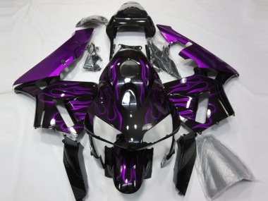 2003-2004 Purple Flames CBR600RR Motorcycle Fairings