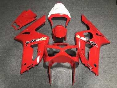 2003-2004 Red 636 ZX6R Motorcycle Fairings