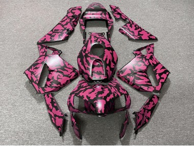 2003-2004 Red Camo CBR600RR Motorcycle Fairings