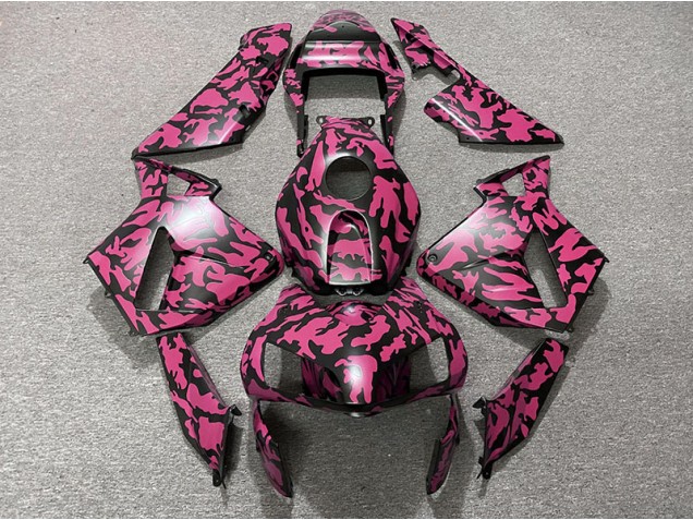 2003-2004 Red Camo CBR600RR Motorcycle Fairings