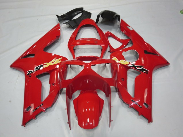 2003-2004 Red Ninja ZX6R Motorcycle Fairings