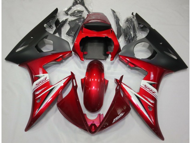 2003-2004 Red & White R6 Motorcycle Fairings
