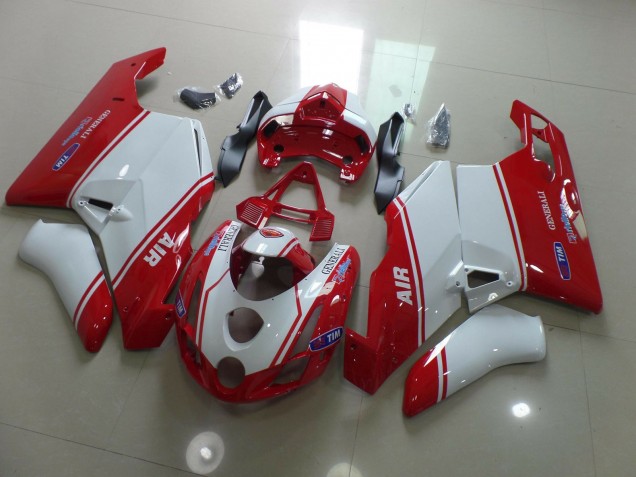 2003-2004 Red and White Ducati 749 999 Motorcycle Fairings