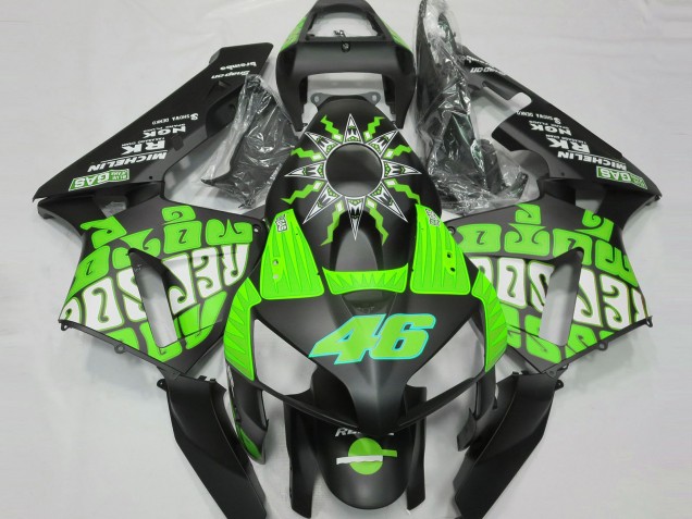 2003-2004 Slime Green Rossi Repsol CBR600RR Motorcycle Fairings