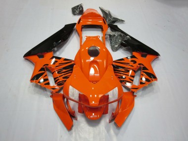 2003-2004 Tribal Orange CBR600RR Motorcycle Fairings