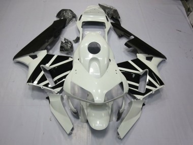 2003-2004 White & Black OEM CBR600RR Motorcycle Fairings