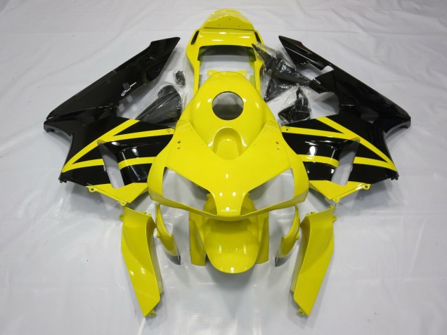 2003-2004 Yellow & Black OEM Style CBR600RR Motorcycle Fairings