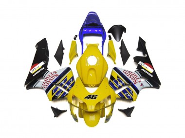 2003-2004 Yellow Nastro Azzurro 46 CBR600RR Motorcycle Fairings