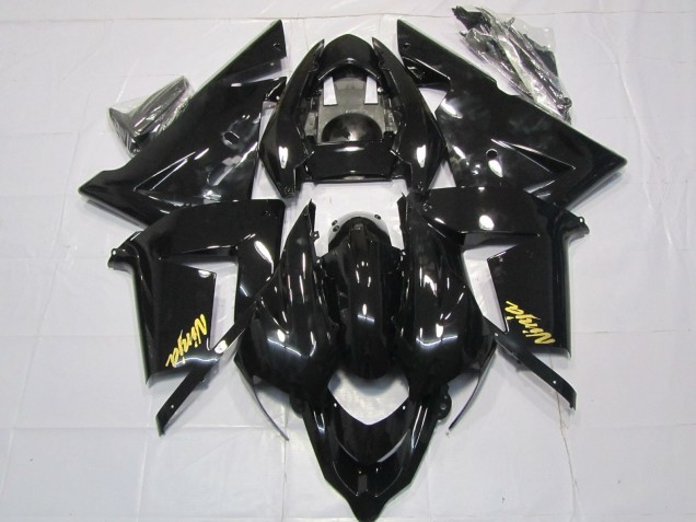 2004-2005 Black Gold ZX10R Motorcycle Fairings