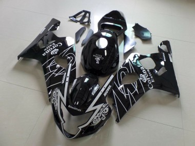2004-2005 Corona Black GSXR 600-750 Motorcycle Fairings