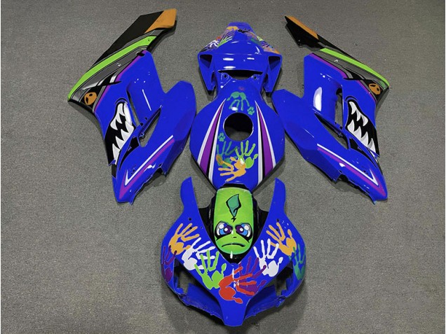 2004-2005 Dark Blue Shark CBR1000RR Motorcycle Fairings