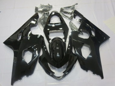2004-2005 Gloss Black GSXR 600-750 Motorcycle Fairings