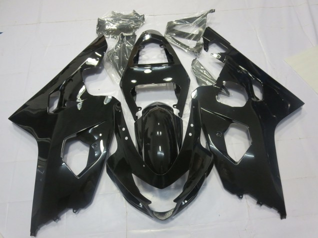 2004-2005 Gloss Black GSXR 600-750 Motorcycle Fairings